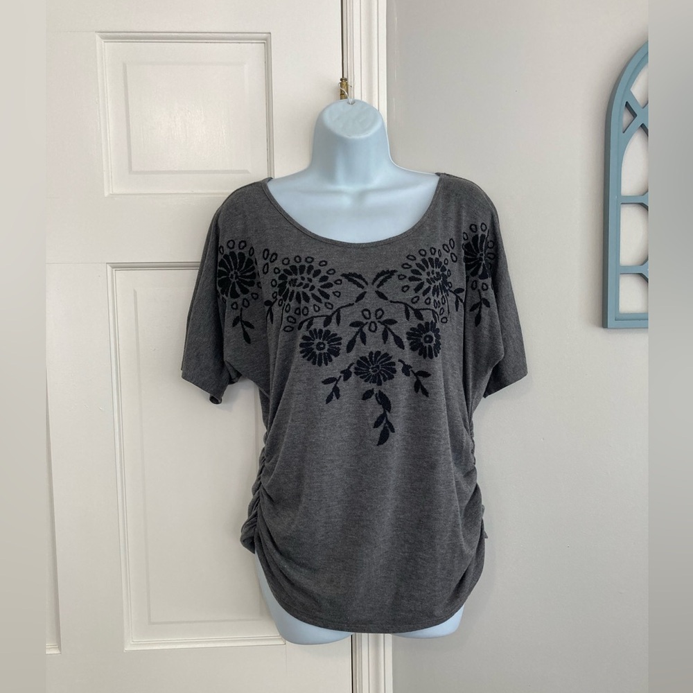 Espresso Charcoal Floral Women's Tee